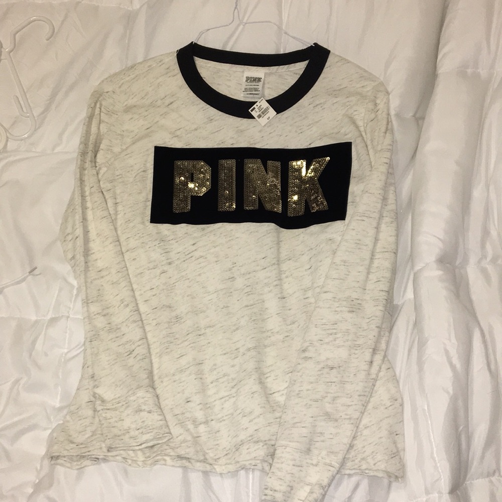 NWT Victoria’s Secret PINK long sleeve tee *Sm